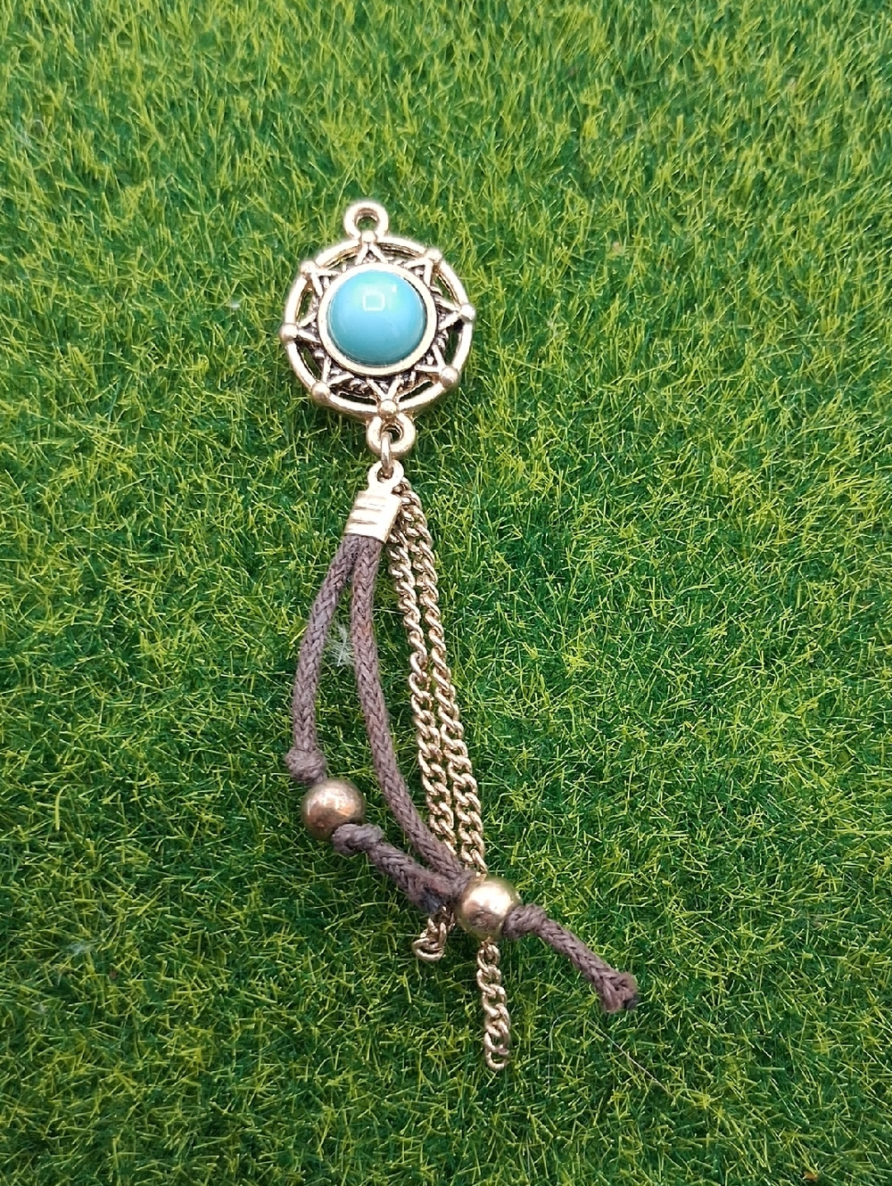 Bohemian Turquoise Charm Pendant Necklace - Women Jewelry P409
